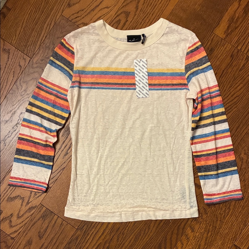 Urban Outfitters Multicolor Striped Long Sleeve Tee